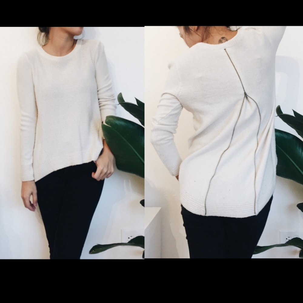 Madewell | Zip Back Sweater Top